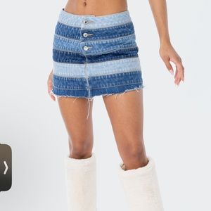 Edikted demin jean skirt